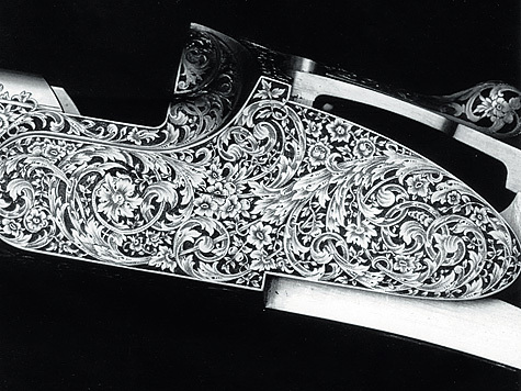 Изображение Колодка ружья, украшенная в стиле, характерном для фирмы Watson Brothers.