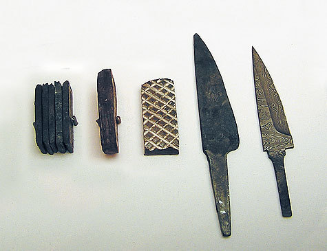 Изображение Технологические стадии получения дамасских клинков. фото: Вениамина Ольшанского 