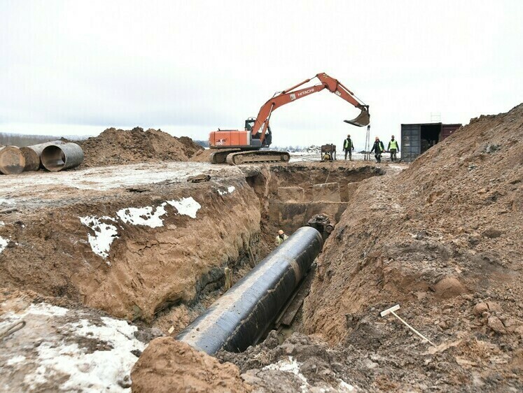 Ход ремонта кубенского водовода