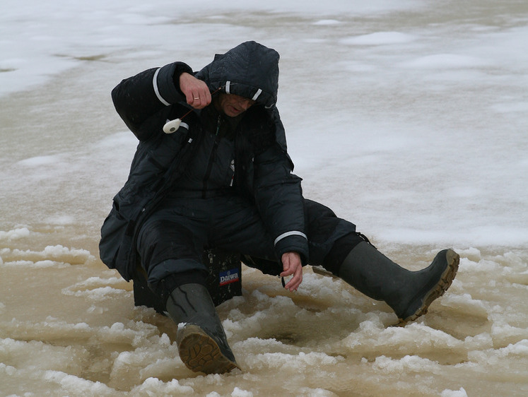 Изображение Самый последний лед на пруду