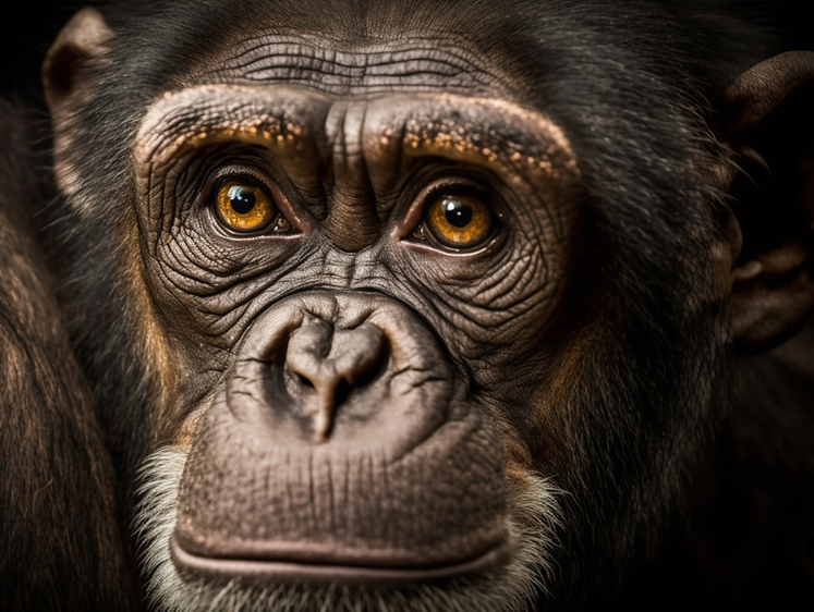 Изображение Накачанный наркотиком шимпанзе ослепил и изуродовал женщину в США