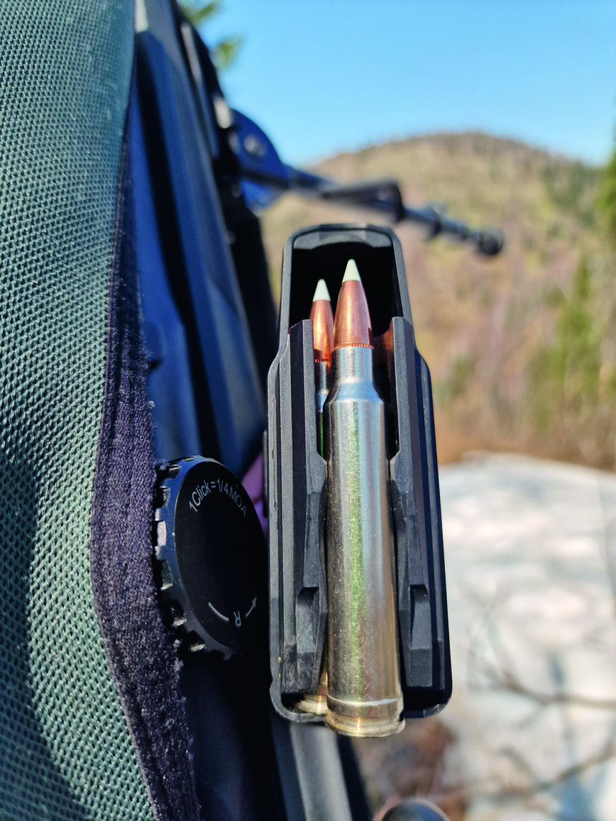 Изображение Blaser R8 имеет отъемный магазин, который ускоряет перезарядку. Фото автора.