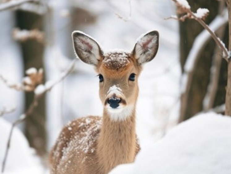 Изображение В Омской области косуля стала причиной ДТП с тяжелым исходом