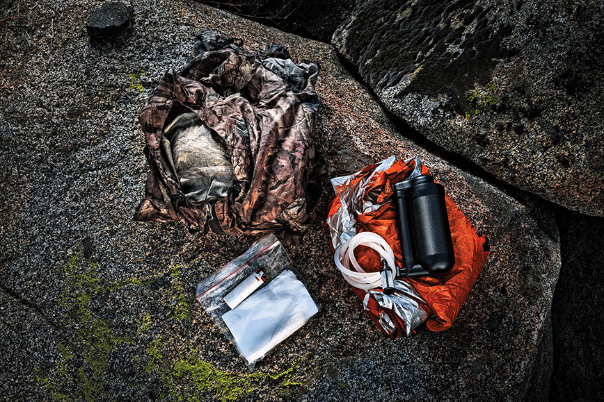 Изображение Снаряжение, которое было у Сэйна с собой. Фото: outdoorlife.com