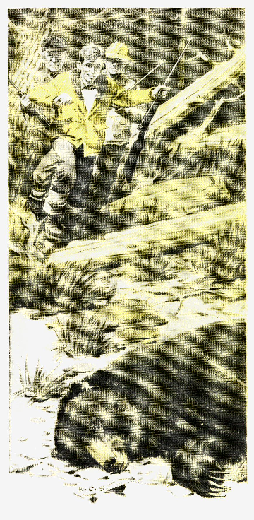Изображение Иллюстрация из охотничьего журнала 