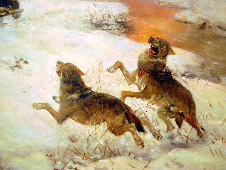 Изображение Удачная волчья травля. Охотничьи истории XIX века