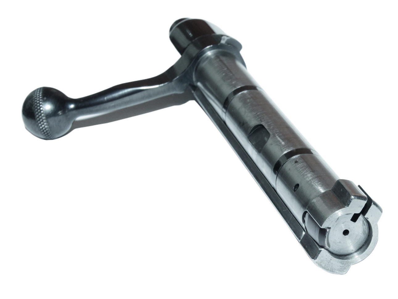 Изображение Затвор с двумя боевыми упорами и подпружиненным выбрасывателем. Фото: Сергей СМОЛНИН 