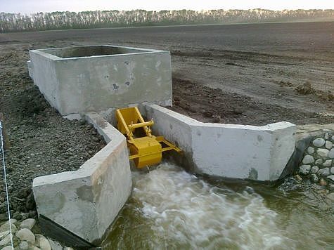 Изображение На Волге восстанавливают и строят новые водовыпуски