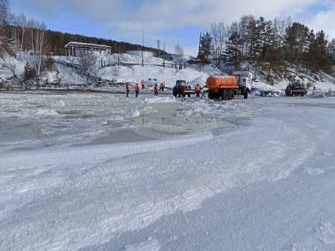 Изображение В Красноярском крае ликвидируют разлив топлива