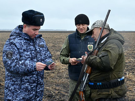 Изображение Тамбовских охотников проверяла Росгвардия