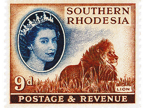 Изображение Африканская пятерка на почтовых марках