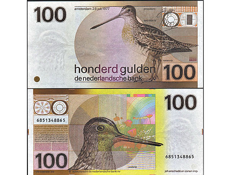 Изображение Охотничьи кулики на монетах и банкнотах