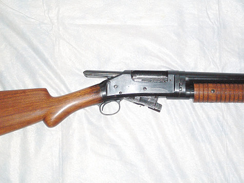 Изображение Замена ствола на помповом ружье Winchester M1897  с наружным курком