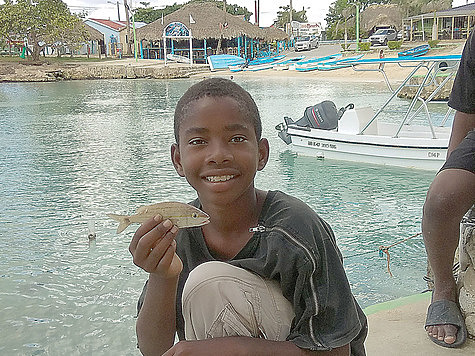 Изображение Умение ловить рыбу помогло выжить без денег в Гваделупе