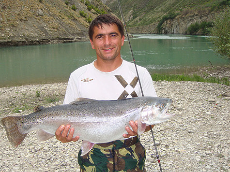 Рыбалка на реке сулак в дагестане
