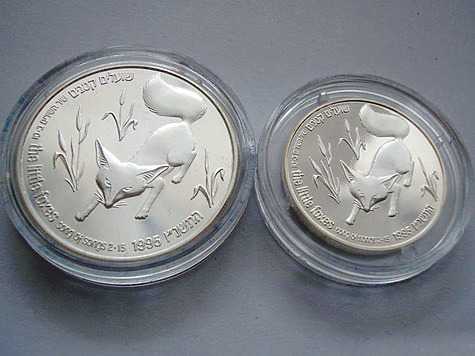 Изображение Изображения лис на монетах
