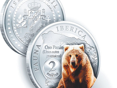 Изображение Бурые медведи на монетах
