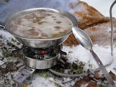 Изображение Как сварить вкусный домашний суп на привале