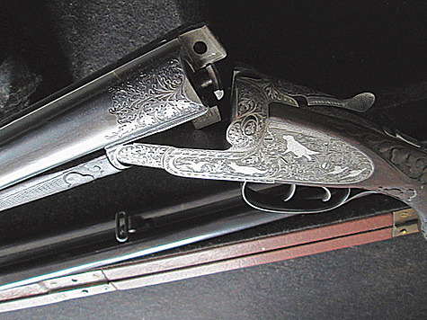 Изображение Ружья Otto Reif с замками системы Holland-Holland  и с дополнительными стволами