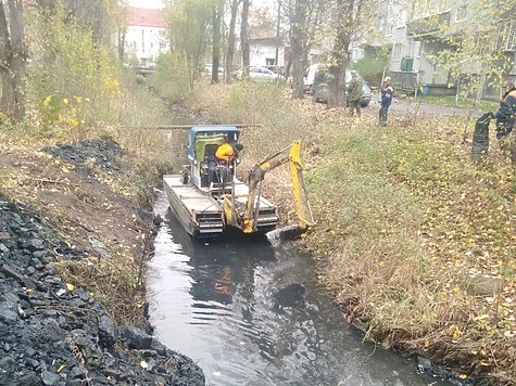 Изображение Завершена расчистка реки Лесной