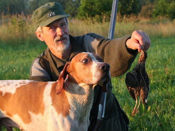 Изображение Николай Сорокин со своим Арчи. Фото: Сергея Фокина 