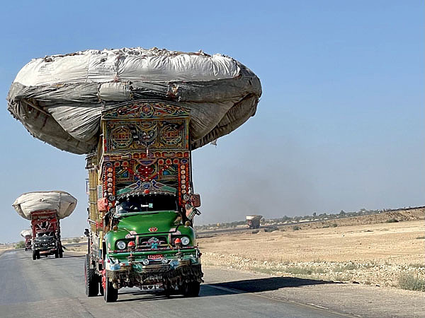 Изображение Искусство размещения и балансировки груза. Фото автора.