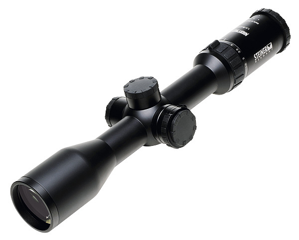 Изображение STEINER NIGHTHUNTER XTREME 1.6-8X42. 
Аксессуары	Неопреновый чехол и батарея CR 2032;
Гарантия	10 лет;
Диаметр выходного зрачка	12,1–5,25 мм;
Диаметр средней трубы	30 мм;
Диоптрийная настройка	-3… +2 дтпр;
Длина	330 мм;
Масса	710 г;
Отсутствие параллакса	100 м;
Прицельная сетка	4A-I;
Клик механизма поправок на 100	1 см.