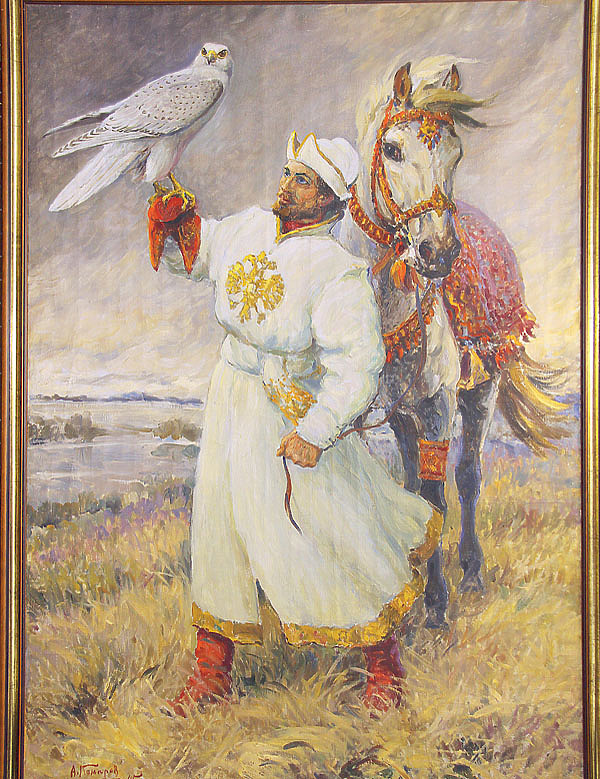 Изображение А.Н. Комаров. Русский сокольничий XVII века. ИЛЛЮСТРАЦИЯ ИЗ СОБРАНИЯ ГДМ