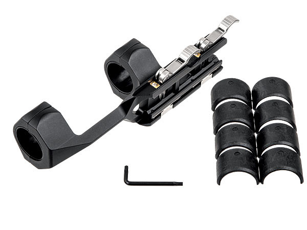 Изображение В оптике существует два типа диаметра трубы прицела: 1 дюйм и 30 мм. Иногда кольца в комплекте с кронштейном универсальные, подходят к обоим типам трубы. Фото: Shutterstock.com 