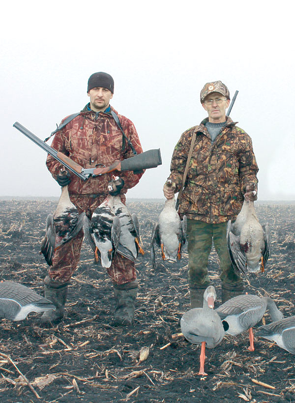 Изображение Правильно организованная охота позволила гусятникам добыть дневную норму. Фото автора.
