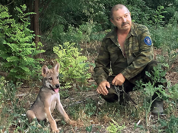 Изображение Выманил из леса и приручил. На снимке один из героев этой статьи Иван Худолей. ФОТО АЛЬБЕРТА ГЕОРГИЕВA