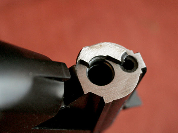 Изображение Ружье имеет нарезной ствол калибра .22LR и гладкий ствол .410-го калибра. Фото из архива Александра Кудряшова.