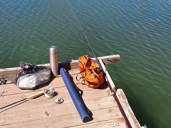 Изображение Снасть заброшена и стоит в ожидании поклевок. Фото: Геннадий Шеляг.