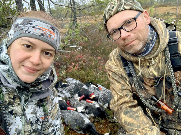 Изображение Наш семейно-охотничий тандем. Фото автора.