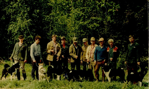 Изображение Г.-Ямская команда,на испытаниях по кабану.Лютово,1989г