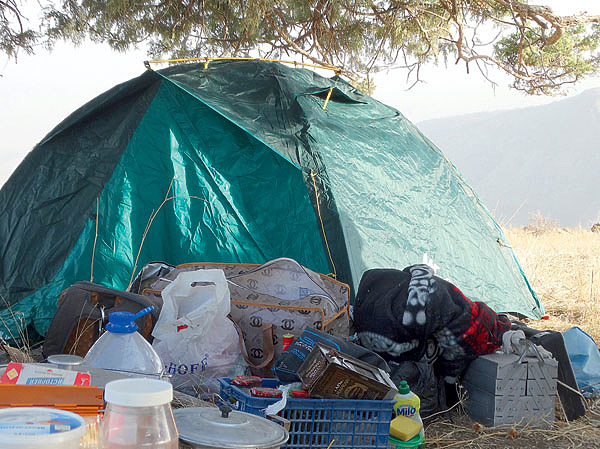Изображение На юге Узбекистана даже в зимний период температуры вполне комфортны и никакого специального снаряжения не нужно. ФОТО: Олим Назаров 