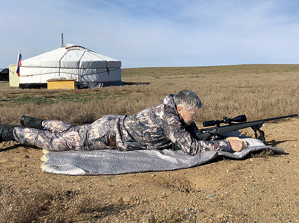 Изображение Обязательная пристрелка карабина перед предстоящей охотой. Фото автора. 