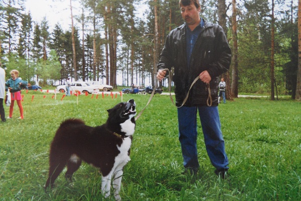 Изображение Попов Н.А с Мишкой