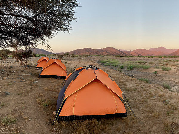 Изображение Наш лагерь в пустыне: все чисто и опрятно. Фото автора.