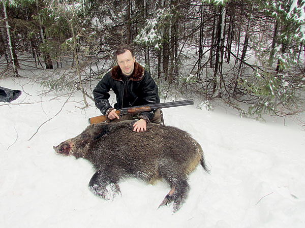 Изображение На небольших дистанциях гладкостволка выигрывает у нарезного карабина. ФОТО СВЕТЛАНЫ БУРКОВСКОЙ