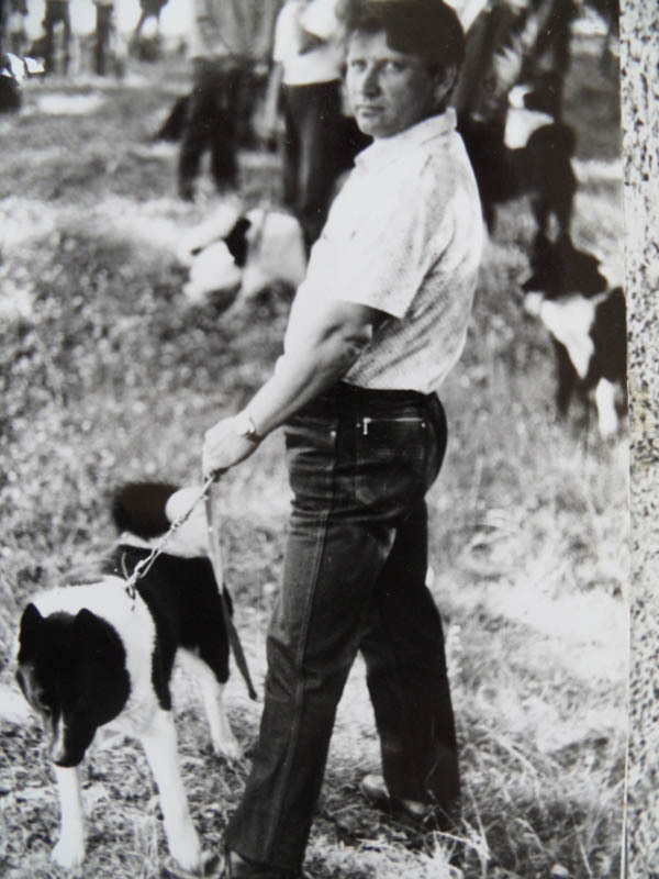 Изображение Скворцов К.Д. с Диком на выставке в Ярославле.