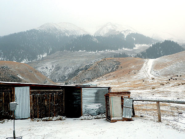 Изображение Смотреть на крыши домов или же на снежные шапки гор — выбирать вам. Фото автора. 