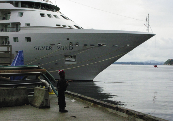 Изображение Там, где причаливают рыбацкие корабли, всегда много различной морской рыбы. 