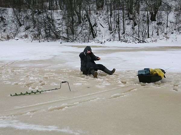 Изображение Наледь после снегопада. Фото: Елена Егорова.