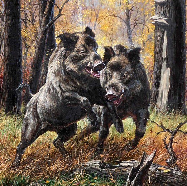 Изображение Обложка журнала &quot;Охота и рыбалка XXI век&quot;. Художник: Татьяна Данчурова